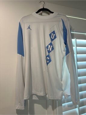 Jordan White Mesh Top with Red Jumpman